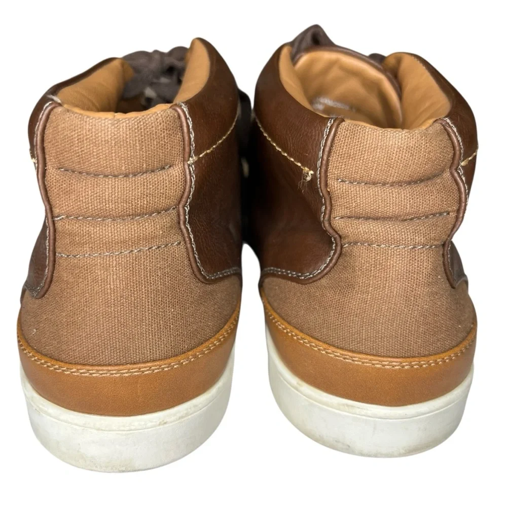 Steve Madden Mens Size 10 Frazier Brown High Top Ankle Boots Shoes Casual Work